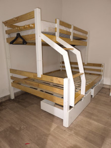 Photo de galerie - Montage de lit moquette parquet plomberie électricité et autres 