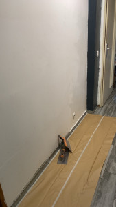 Photo de galerie - Mur enduis et peint 