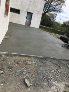 Photo de galerie - Coulage, surfaçage terrasse extérieur 