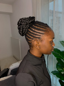 Photo de galerie - Nattes collés - cheveux Afro 