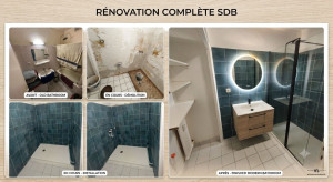 Photo de galerie - Rénovation salle de bain complète 