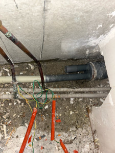 Photo de galerie - Réparation fuite sous baignoire