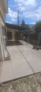 Photo de galerie - Création d'une terrasse en béton 