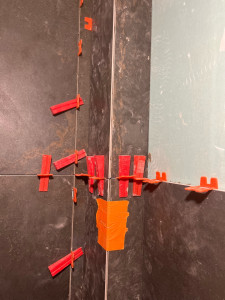 Photo de galerie - Pose de faïence en salle de bain 