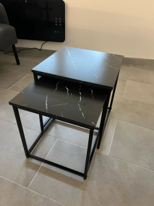 Photo de galerie - Montage deux petites tables basses 