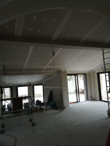 Photo de galerie - Plafond rampant, doublage  arrondie 