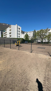 Photo de galerie - Pose de clôture 