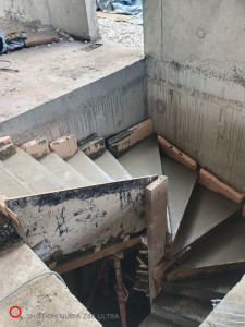 Photo de galerie - Escalier en arrondi travaux divers