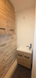 Photo de galerie - Réfection totale petite salle de bain, suite.