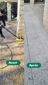 Photo de galerie - Nettoyage de terrasse