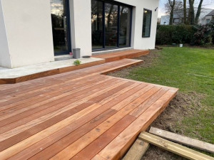 Photo de galerie - Terrasse en bois exotique