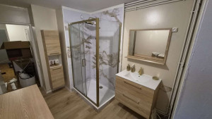 Photo de galerie - Création d'une douche 