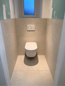 Photo de galerie - Installation d’un wc lavant