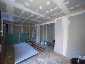 Photo de galerie - Pose de plaque de plâtre 