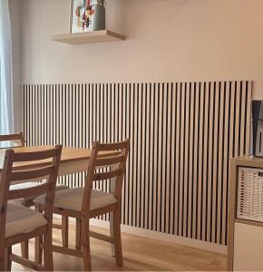 Photo de galerie - Pose de panneaux acoustiques, décoratif