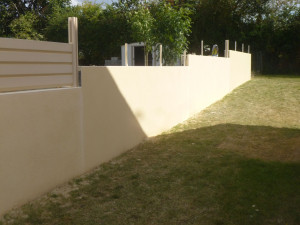 Photo de galerie - Muret en mitoyenneté 