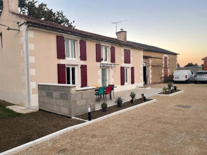 Photo de galerie - Aménagement extérieur Bordures et Gravier 