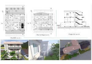 Photo de galerie - Maison individuelle 160 m² R+2 / Modificatif/
Maitre d’ouvrage privé