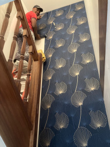 Photo de galerie - Pose papier peint 