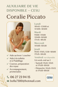 Photo de galerie - Auxiliaire de vie 