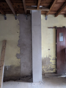 Photo de galerie - Poteau après décoffrage 