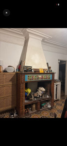 Photo de galerie - Démolition cheminée avant