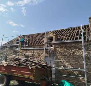 Photo de galerie - Rénovation d’une toiture