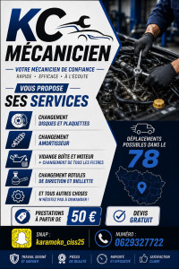 Photo de galerie - Je propose mes services dans tous l’île de France et à des prix raisonnables 
