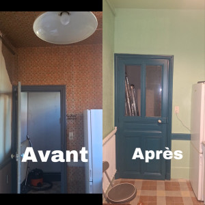 Photo de galerie - Peinture-tapisserie 