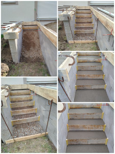 Photo de galerie - Création d'escalier pour accès terrasse 