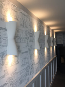 Photo de galerie - Luminaire en plâtre 