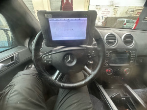 Photo de galerie - Diagnostique recherche panne sur une Mercedes ML 