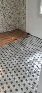 Photo de galerie - Parquet 8mm pour une chambre. 