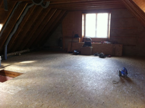 Photo de galerie - Confection d'un plancher en OSB