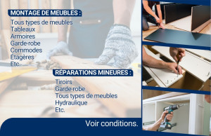 Photo de galerie - Montage et démontage de meubles.