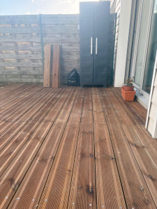 Photo de galerie - Terrasse 20m3 sur plots 