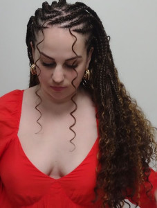 Photo de galerie - ✨coiffure boho braid définies avec des boucles visible et glamour ✨