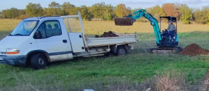 Photo de galerie - Chantier mini pelle, tout le matériel sur la photo m'appartient