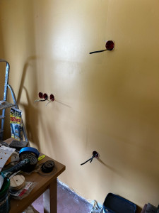 Photo de galerie - Photo petit chantier électrique avant 