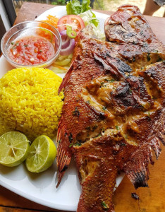 Photo de galerie - Poisson rouge braisé 