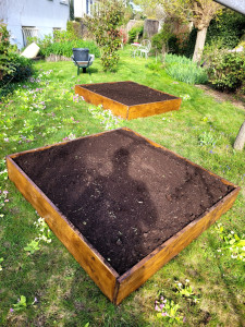 Photo de galerie - Création de carré potager. 