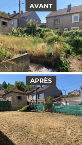 Photo de galerie - Débroussaillage d’un terrain 