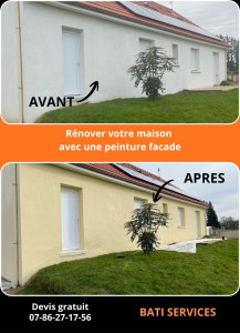 Photo de galerie - Peinture façade extérieur