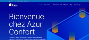 Photo de galerie - Voici un exemple de site internet crée. https://azurconfort.fr/