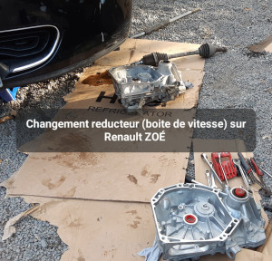 Photo de galerie - Changement reducteur sur Renault ZOE 