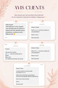 Photo de galerie - Avis de clients lorsque je travaillais en entreprise SAP avant de me lancer à mon compte. 