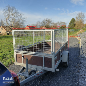 Photo de galerie - Remorque Grillager Dimensions Caisse Utile : 2;51 X 1,33 X 1,10 