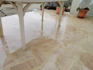 Photo de galerie - Nettoyage d'une terrasse 