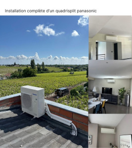 Photo de galerie - Installation de climatisation 