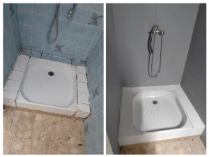 Photo de galerie - Restauration d'une douche 